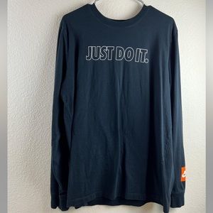 Nike “Just Do It” Long Sleeve Shirt Size XL